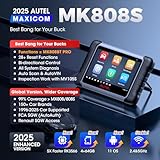 Autel MaxiCOM MK808 OBD2 Diagnosegerät mit Allen System- & Servicefunktionen inkl. Ölrückstellung, EPB, BMS, SAS, DPF, TPMS und IMMO (MD802+MaxiCheck Pro) - 2