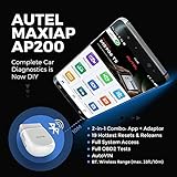 Autel MaxiAP AP200 OBD2-Scanner-Adapter mit Allen Systemdiagnosen, 19 Sonderfunktionen, AutoVin (Bluetooth Edition von MaxiCom MK808) - 2