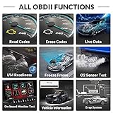 Ysding OBD2 Diagnosegerät OBDII Code-Scanner-Fahrzeug-Fehlercodeleser arbeitet an Allen Autos mit OBD2 / EOBD/CAN-Modi und 16-Pin OBDII-Schnittstelle für Lesen und Löschen Fehlercode - 2