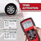 Autel TS401 RDKS-Anlerngerät TPMS-Programmiergerät Reifendruckkontrollsystem Anlernwerkzeug für Autel Reifendrucksensor, Relearn Auslesen OE-RDKS Sensor, Deutsch verfügbar - 3