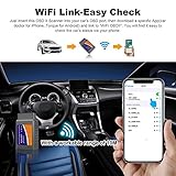 Temfly OBD2 Diagnosegerät, Diagnosegerät Auto WiFi, OBDII Diagnosegerät Stecker Kompatibel mit iOS, Android & Windows - 2