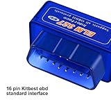 obdator ELM327 Mini Bluetooth OBD2 Scanner Automotive OBD OBDII (On-Board Diagnostics II) Code Reader, Car Engine Diagnostic Scan Tool for Android, PC - 5