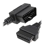 OBD-II OBD2 16Pin Stecker Verlängerung Kabel Stecker auf Buchse Verlängerungskabel Diagnostic- Extender 100cm - 2