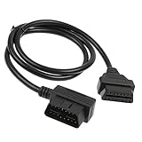 OBD-II OBD2 16Pin Stecker Verlängerung Kabel Stecker auf Buchse Verlängerungskabel Diagnostic- Extender 100cm - 3