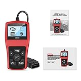 OBD2 Diagnosegerät Auto Fahrzeug Fehlercodeleser OBD II Diagnose Scanner arbeitet an Allen Autos mit OBD2/EOBD/CAN-Modi mit 16-Pin OBDII-Schnittstelle für Lesen und Löschen Fehlercode/Batterie Test - 7