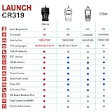 LAUNCH OBD2 Diagnose CR319 Scanner Gerät Universal Automotor Fehlercode-Lesegerät,O2-Sensor und EVAP Systeme Überprüft, unterstützt Mode6 - 9