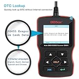 OBDScar OS601 OBD2 Diagnosegerät Automotive Motor Fehlercode-Leser CAN-Diagnosewerkzeuge (2019 Modell) - 5