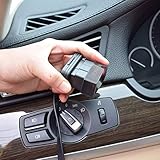 TONWON OBD2 Verlängerungs Kabel, OBDII 16 Pin Buchse auf Stecker Diagnostic Extender Flachband Kabel 60cm/2ft - 3
