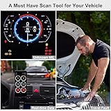 Friencity Bluetooth Auto OBD ii 2 OBD2 Scanner Adapter, Fahrzeug Motor Codeleser für Auto Diagnosescan Tool Check Motor Licht, Kompatibel mit Android & Windows Geräte, NICHT für IOS - 3