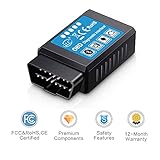 iLC OBD2 OBD Bluetooth Diagnosegerät Auto Diagnose Scanner Tool Auto Gadget- Motor Licht Prüfen Kabellos Daten zu Smartphone – Kompatibel mit Android & Windows Geräte (Nicht FÜR Apple iPhone iPad) - 6