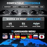 LAUNCH OBD2 Diagnosegerät CR529 KFZ Diagenosegerät Felercode auslesen,Auslesegerät Code Reader.MIL ausschalten,Echtzeitdaten und Speicherndaten Zeigen und drücken,O2 Sensor und EVAP Test usw - 9