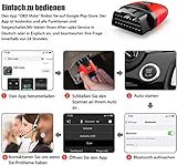 AUTOPHIX OBD2 Bluetooth Adapter für iOS Android,Universal OBDII Diagnosegerät Fehlercode auslesegerät Autodiagnose-Scan-Tool Motordiagnose mit Batterietest am PKW KFZ - 5