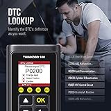 thinkcar OBD100 OBD2-Diagnosegerät für alle Fahrzeuge, Universal Deutsch-Fehlercode-Auslesegerät, ALLE 10 OBDII Diagnose Modus inkl, Diesel & Benzin Motor geeignet - 7