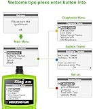 OBD2 Diagnosegerät, Diagnosegerät Auto OBD II Code Scanner Fahrzeug Fehlercodeleser arbeitet an Allen Autos mit OBD2 / EOBD/CAN-Modi und 16-Pin OBDII-Schnittstelle/Batterie Test - 3