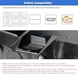 Veepeak OBDCheck BLE+ Bluetooth OBD 2 Diagnosegerät Adapter Stecker EOBD Auto Diagnose Scanner für iOS und Android (Dual Mode Bluetooth 4.0) - 4