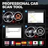 TOPDON OBD2 diagnosegerät AL500 Auto OBDII Scanner mit 10 OBD2-Funktionen, Universal Deutsch-Fehlercode-Auslesegerät, Free Update, DTC-Suche, Daten drucken, 7 Sprachen - 5