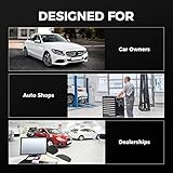 TOPDON OBD2 diagnosegerät AL500 Auto OBDII Scanner mit 10 OBD2-Funktionen, Universal Deutsch-Fehlercode-Auslesegerät, Free Update, DTC-Suche, Daten drucken, 7 Sprachen - 7
