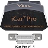 Vgate iCar Pro Wi-Fi OBD2 OBDII Auto Diagnose-Tool Check Engine Licht für iOS iPhone iPad/Android Kompatibel mit ELM327 Adapter - 3