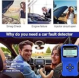 WOHOOH Obd2 Diagnosegerät, Vcds Auslesegerät Auto OBD II Carly Adapter,OBD Code Scanner für Allen Autos mit OBD2 / EOBD/CAN-Modi und 16-Pin OBDII-Schnittstelle,Unterstützung für 5 Sprachen - 4