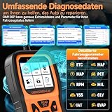 AUTOPHIX OM126P OBD2 Diagnosegerät Universal KFZ-Fehlercode-Lesegerät Auto Auslesegerät Diagnose Werkzeug Fahrzeug Codeleser Scanner Fehlerspeicher Auslesen Tester für OBDII Protokoll Deutsch - 4