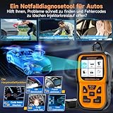 AUTOPHIX OM126P OBD2 Diagnosegerät Universal KFZ-Fehlercode-Lesegerät Auto Auslesegerät Diagnose Werkzeug Fahrzeug Codeleser Scanner Fehlerspeicher Auslesen Tester für OBDII Protokoll Deutsch - 9