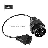 OBD2-Scannerkabel 20-poliges bis 16-poliges OBD2-Adapteranschluss-Scannerkabel für E36 E38 E39 E46 E5 - 2