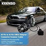OBD2-Scannerkabel 20-poliges bis 16-poliges OBD2-Adapteranschluss-Scannerkabel für E36 E38 E39 E46 E5 - 4