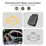 OB D RESOURCE OBD2 Auto Diagnosegerät Bluetooth 4.0 OBDII KFZ Diagnose Scanner für IOS & Android Handy Lesen/Löschen Motor Fehlercode und Batterie Test - 5