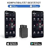 OB D RESOURCE OBD2 Auto Diagnosegerät Bluetooth 4.0 OBDII KFZ Diagnose Scanner für IOS & Android Handy Lesen/Löschen Motor Fehlercode und Batterie Test - 7