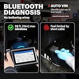 TOPDON ArtiDiag800 BT OBD2 Diagnosegerät mit Alle Systemdiagnosen &28 Servicefunktionen, Auto Diagnosegerät mit Bluetooth, Free Software-Upgrade Diagnosescanner, Öl-Reset/ IMMO/EBP/SAS/TPMS - 5