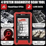 LAUNCH CRE202 obd2 Diagnosegerät Auto Auslesegerät Kfz-Diagnose EOBD Tester 2 Systemen ABS, SRS, Universal Automotor Diagnose Scan Werkzeug, mit 2 optionale kostenlose Sonderfunktionen - 5