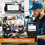 ANCEL EU410PRO OBD2 Diagnosegerät, Universal Automotor Fehler-Code Scanner O2 Sensor EVAP Systeme Scanner mit Voll OBD2 Funktionen - 5