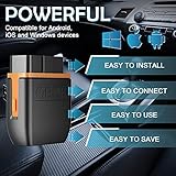 WELIKERA OBD2-Diagnosegerät Bluetooth-Adapter Auto-Diagnose Wireless-Scanner - Car Code Reader OBDⅡ Stecker Gerätescanner für iPhone iOS und Android Smartphone - 3