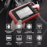 LAUNCH Europe CRP 129 EVO OBD2 Diagnosegerät Auto Auslesegerät Kfz-Diagnose EOBD Tester 4 Systemen Motor, ABS, SRS, Automatik Getriebe + 7 Service Funktionen mit Touchscreen WiFi Update / Android - 5