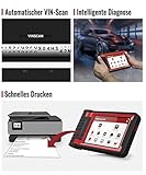 OBD2 Diagnosegerät, ThinkTool PD8 OBDII Scanner mit AutoVIN, 2021Neue Version KFZ Fehlerauslesegerät mit 34 Wartungsdiensten und Vollsystem Vollfunktion + Wartungsfunktion -Immer Kostenlos - 7