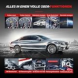 thinkcar OBD2 Diagnosegerät, Plus S2 OBD2 Bluetooth Adapter,2021Neue Version KFZ Auslesegerät mit 28 Wartungsdiensten und 3 Systemdiagnosen (Motor/ABS/SRS) Öl-Reset/EPB Kostenlose Nutzung (Rot) - 4