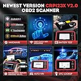 LAUNCH CRP123X OBD2 Diagnosegerät, Fehlercode-Scanner, professioneller Kfz-Codeleser für Motorgetriebe, ABS, SRS, mit AutoVIN-Service, WLAN-Updates - 3