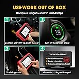 LAUNCH CRP129X obd2 Diagnosegerät KFZ-Codeleser für die ABS SRS Motor und Getriebe mit Zurücksetzen für Öl EPB SAS TPMS und Drosselklappe regulieren - 8