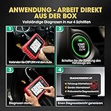 LAUNCH CRP129X obd2 Diagnosegerät KFZ-Codeleser für die ABS SRS Motor und Getriebe mit Zurücksetzen für Öl EPB SAS TPMS und Drosselklappe regulieren - 9