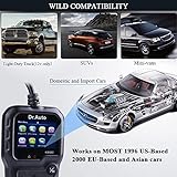 OBD2 Auto Diagnosegerät，2.8 'LCD OBD2 Scanner,professionelle Kfz-Diagnose-Tool(Unterstützt alle 12V Benzin Fahrzeuge ab 1996)Auto-Codeleser zum Überprüfen und Löschen von Fehlercode - 3