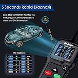 OBD2 Auto Diagnosegerät，2.8 'LCD OBD2 Scanner,professionelle Kfz-Diagnose-Tool(Unterstützt alle 12V Benzin Fahrzeuge ab 1996)Auto-Codeleser zum Überprüfen und Löschen von Fehlercode - 5