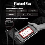 OBD2 Diagnosegerät Bluetooth, Mucar CS4 Diagnosegerät Auto, 2021Neue Version OBDII Scanner mit 28 Wartungsdiensten und 4 Systemdiagnosen ABS/SRS/ECM/TCM, 5 Reset-Funktion Kostenlose Nutzung - 7