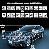 KONNWEI KW450 OBD2 Diagnosegerät Kompatibel Mit VAG Fahrzeuge Alle Systeme KFZ Auslesegerät Fehler Motorkontrollleuchte Auslesen EPB ABS SRS OBD Öl TPS Zurücksetzen Reset Tool - 3