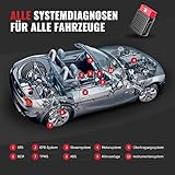mucar Obd2 Bluetooth Adapter Für iOS&Android,BT200 2022 Neueste obd2 diagnosegerät Bluetooth Mit Alle Systemdiagnosen,Diagnosegerät Auto Öl,SAS-Reset gratis Geschenk (Red) - 4