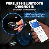 TOPDON obd2 Bluetooth Adapter SmartDiag Mini,Auto Diagnosegerät mit systemweite Diagnosen und 15 Sonderfunktionen, vollständige obd2 Funktionen, AutoVIN für Android und iOS - 2