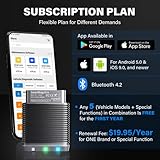 TOPDON obd2 Bluetooth Adapter SmartDiag Mini,Auto Diagnosegerät mit systemweite Diagnosen und 15 Sonderfunktionen, vollständige obd2 Funktionen, AutoVIN für Android und iOS - 6