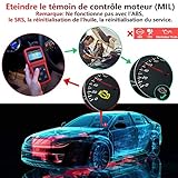 TESECU OBD2 Diagnosegerät, Fehlerauslesegerät kfz, Auto OBD II Code Scanner Fahrzeug Fehlercodeleser für alle OBDII Protokoll Autos - 7