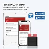 Thinkcar2 OBD2-Obd2 Bluetooth Adapter, EOBD / OBD2 Autodiagnose mit App, Fehlercode von alle System auslesen, 15 optionale Rücksetzfunktionen Codeleser Bluetooth für iOS und Android - 7