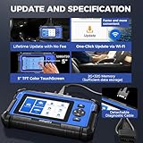TOPDON OBD2 Diagnosegerät ArtiDiag600S, 8 Servicefunktionen(Öl-Reset, BMS, ABS, SAS, EPB, DPF,TPMS, Drosselklappe regulieren)&4 Systemdiagnosen (Motor/SRS/ABS/Getriebe), kostenlosem Lifetime-Upgrade - 4