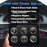 Veepeak Mini WiFi OBD II Scanner Automotive EOBD Diagnosegerät Scan Tool Check Engine Light Code Reader Adapter für iOS iPhone iPad und Android - 3